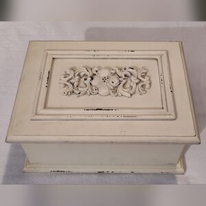 Vintage Shabby Chic Keepsake Box